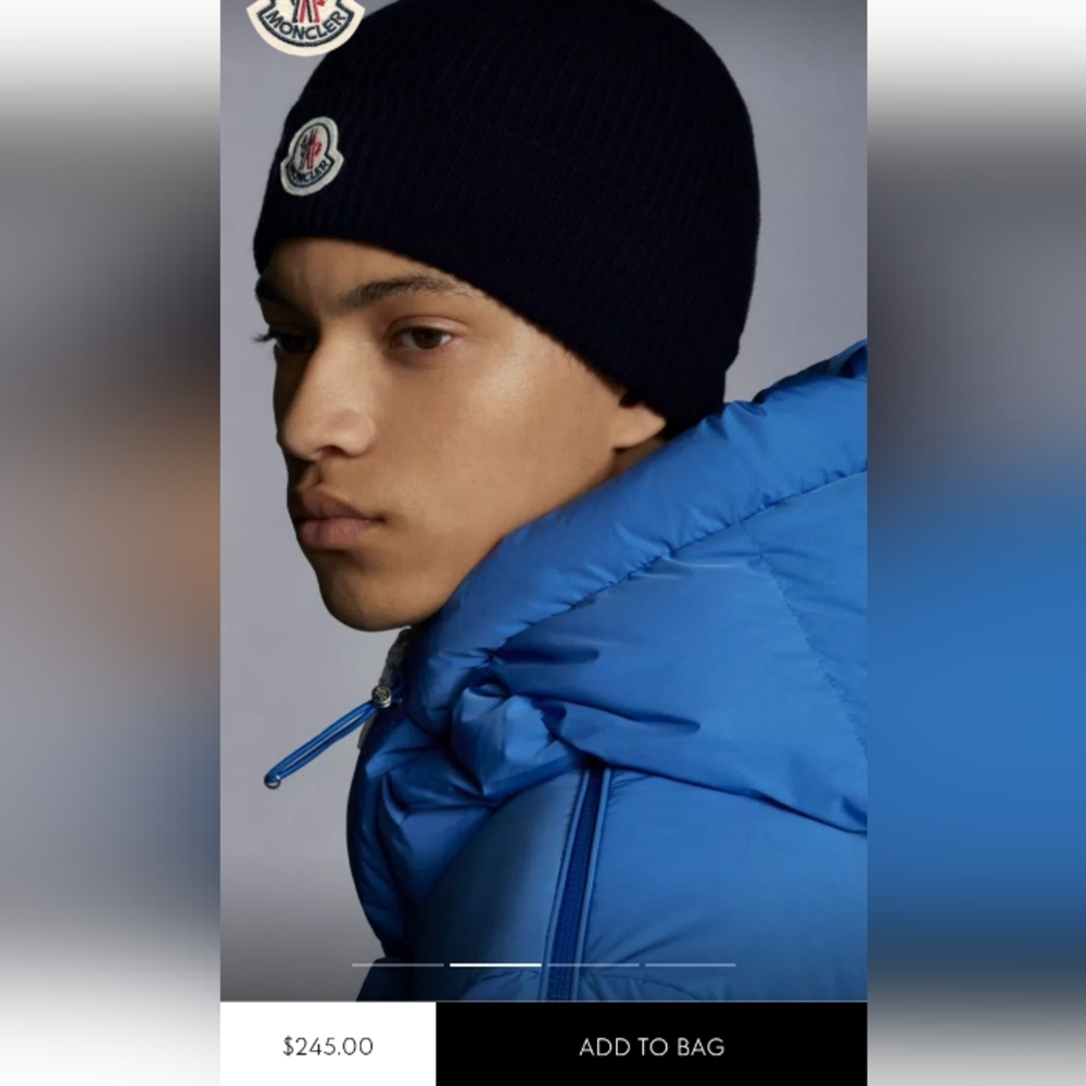 Moncler Ultrafine Wool Beanie